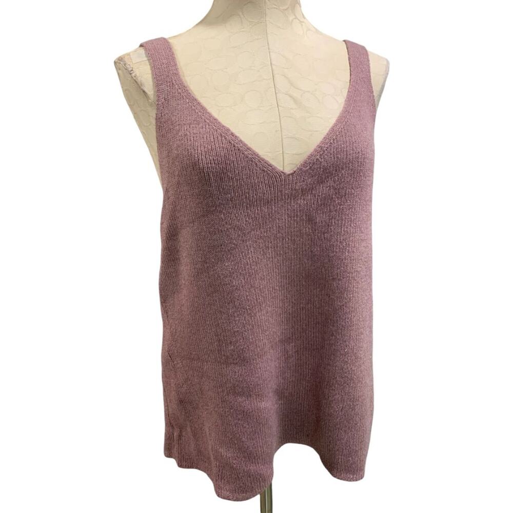 Size 3X Old Navy New Womens Plus Size Mauve Sleeveless Sweater V-Neck